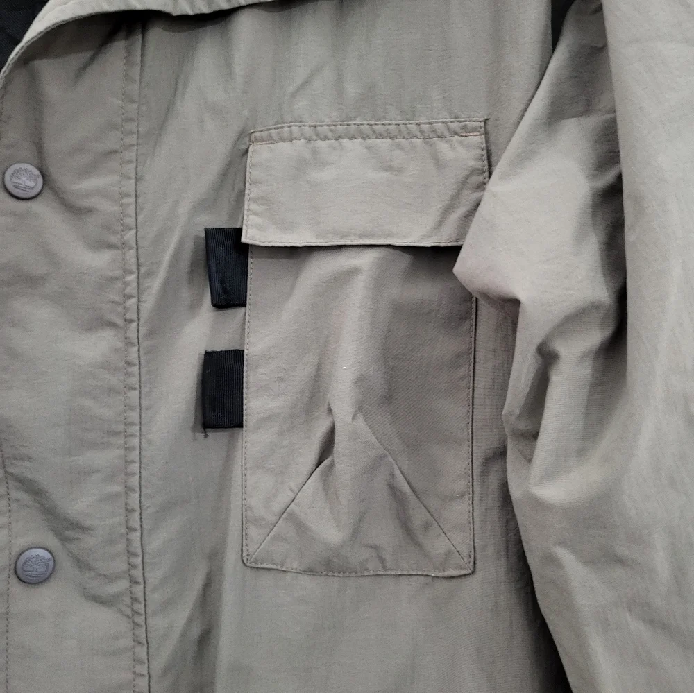 Timberland Vintage Performance Jacket Lightweight Black Tan Medium